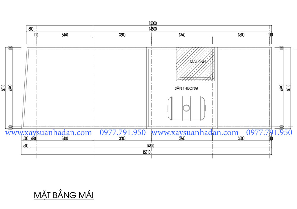 bản vẽ thiết kế phòng trọ