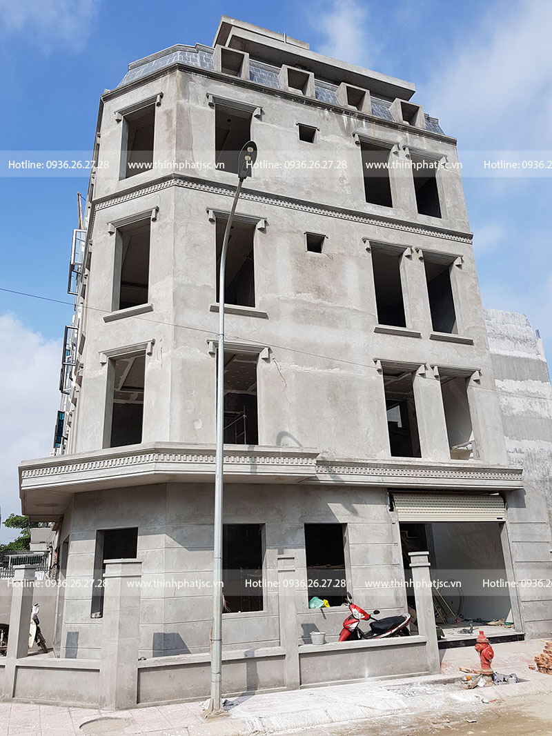 xây nhà trọn gói phần thô - nhà phố Sài Đông, Long Biên