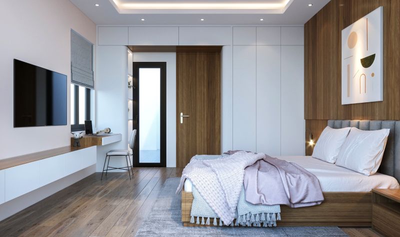 nội thất nhà phố 37m2-ngủ 1
