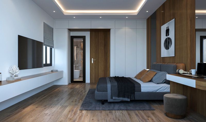 nội thất nhà phố 37m2-ngủ 2