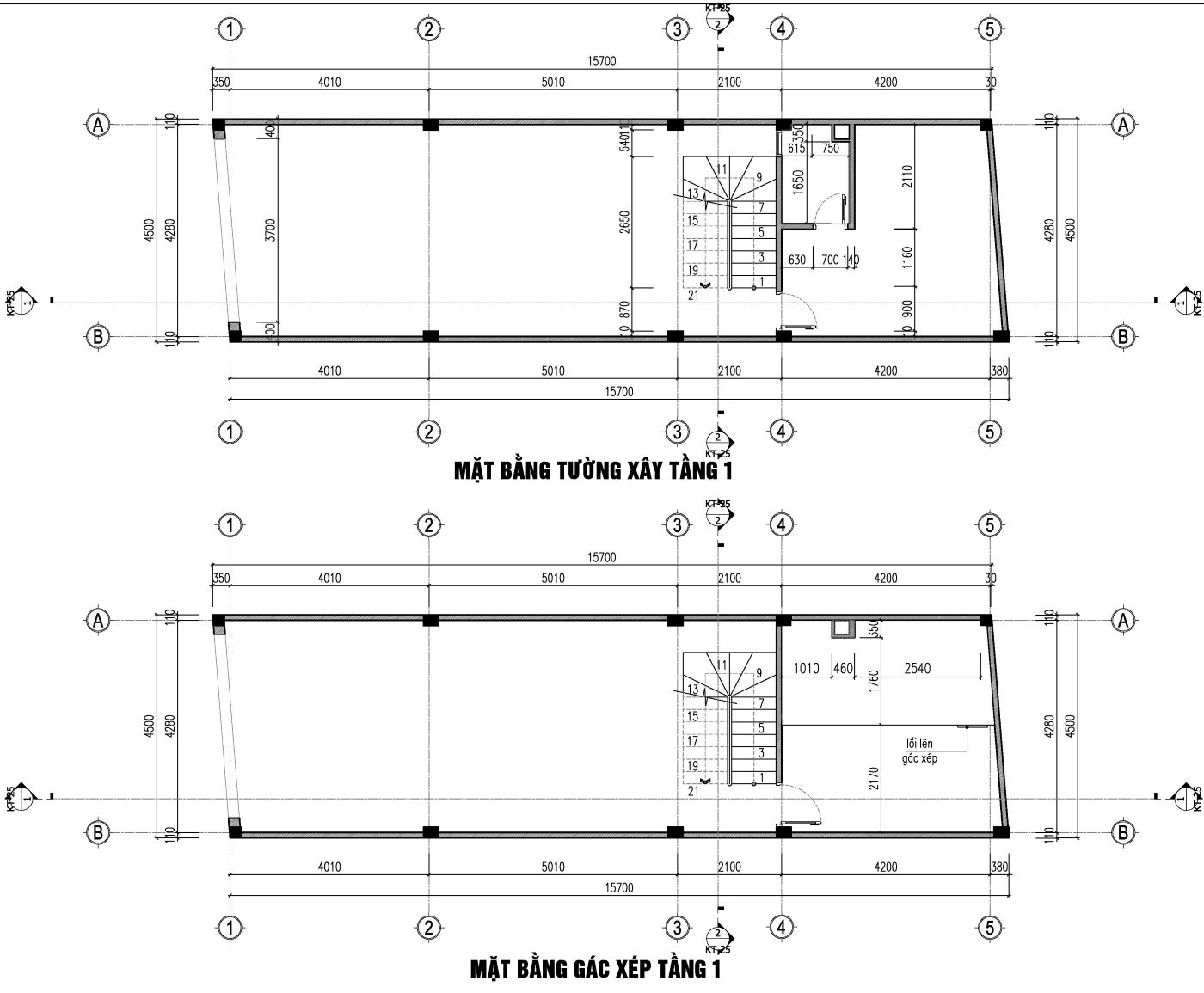 bản vẽ nhà trọ cho thuê 70m2