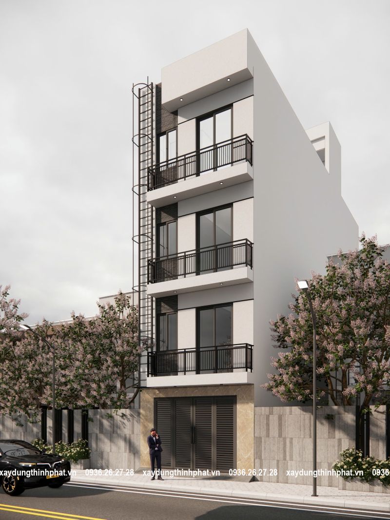 bản vẽ nhà trọ cho thuê 70m2