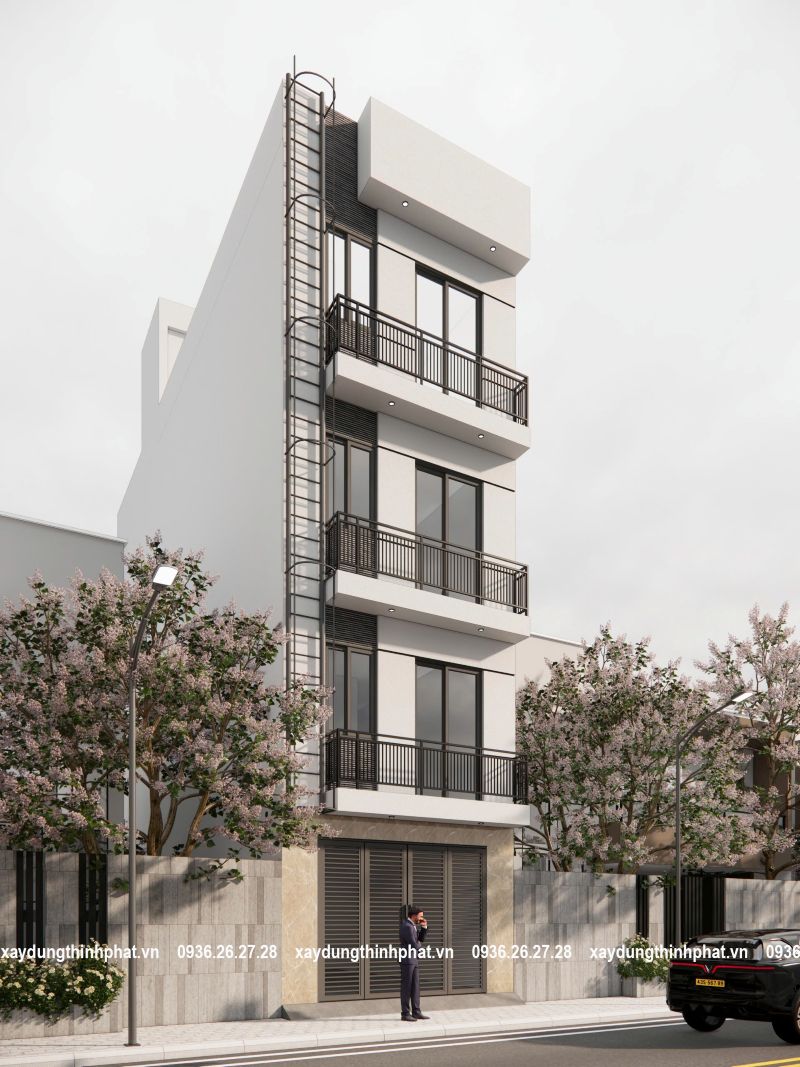 bản vẽ nhà trọ cho thuê 70m2