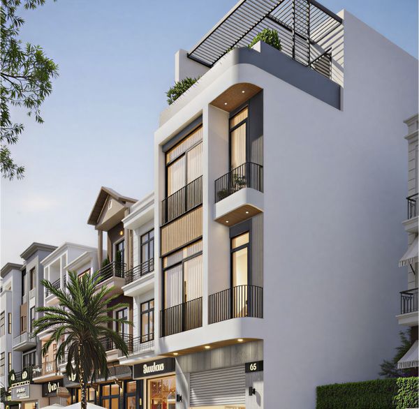Bản vẽ thiết kế nhà phố 53m2